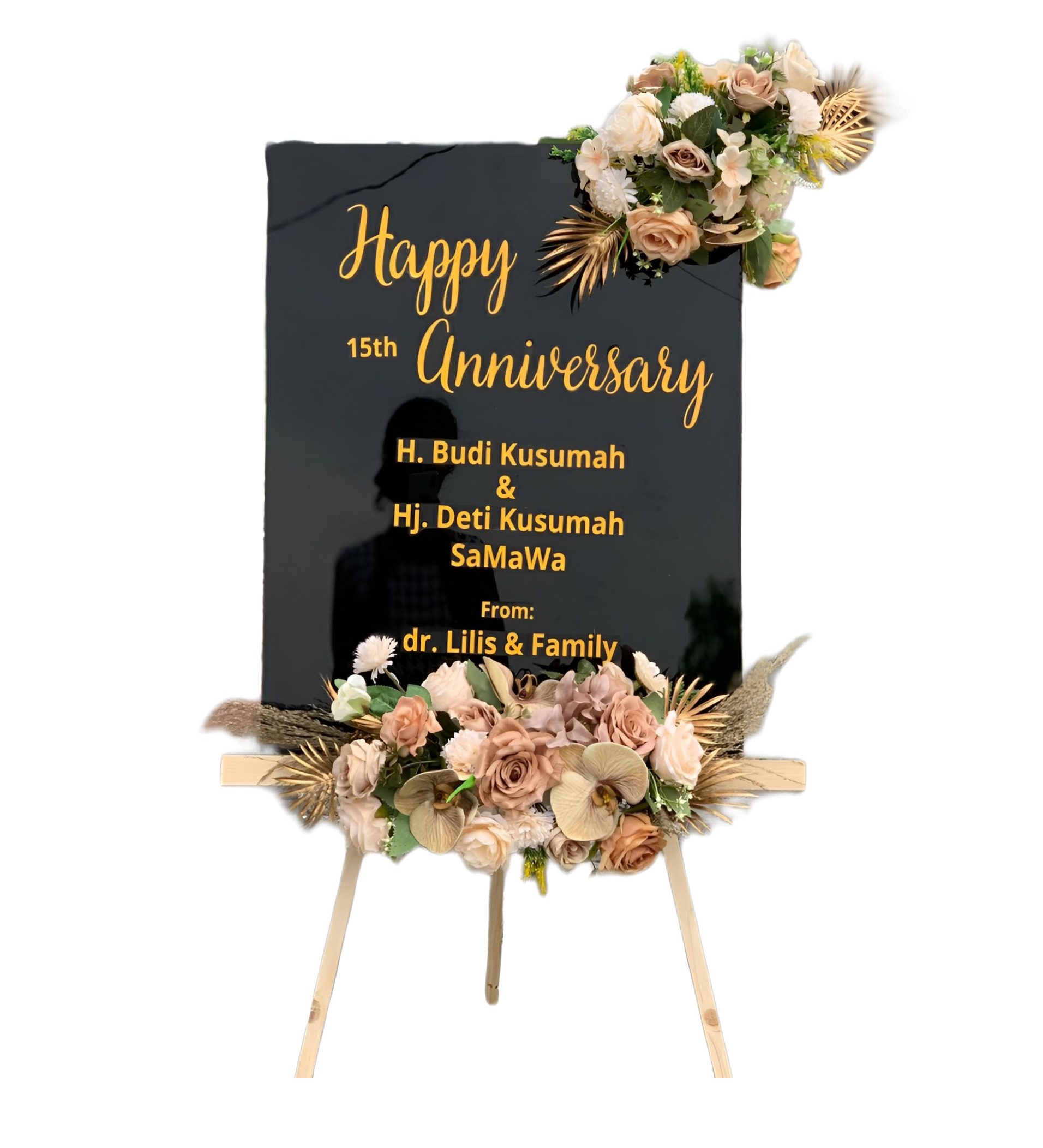 Papan Bunga Akrilik Kamal