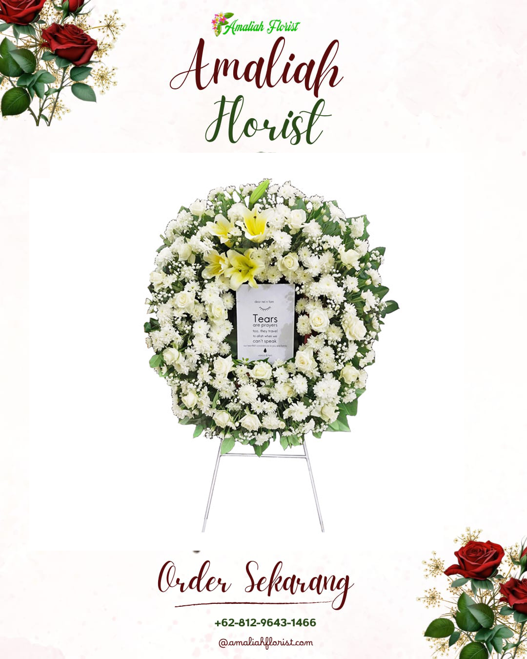 Krans Bunga Duka Kamal